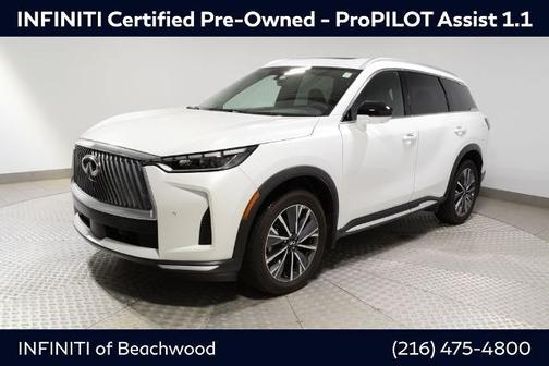 Radiant White 2026 INFINITI QX60 LUXE
