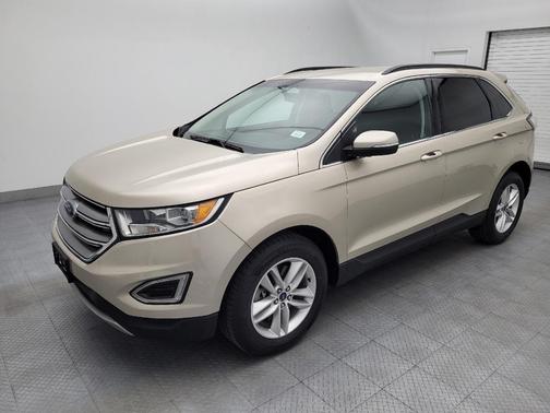 White Gold Metallic 2017 Ford Edge SEL