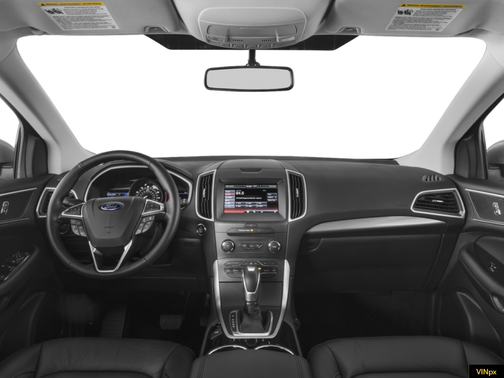 White Gold Metallic 2017 Ford Edge SEL