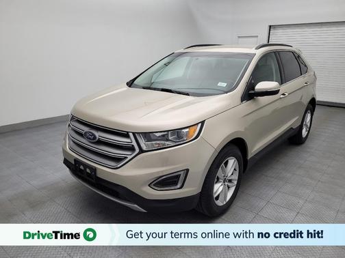 White Gold Metallic 2017 Ford Edge SEL