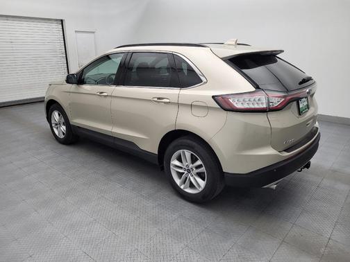 White Gold Metallic 2017 Ford Edge SEL