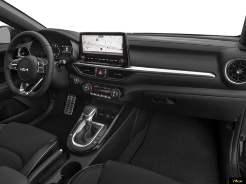 Aurora Black 2022 Kia Forte GT-Line