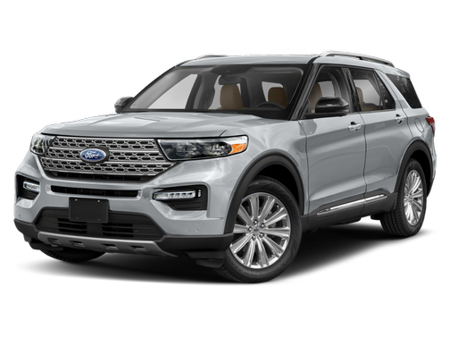 Iconic Silver Metallic 2021 Ford Explorer Limited