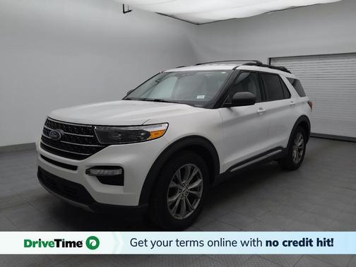 Star White Metallic Tri-Coat 2021 Ford Explorer XLT