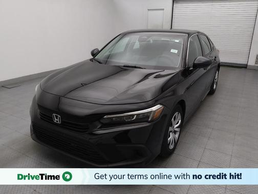 Crystal Black Pearl 2022 Honda Civic LX