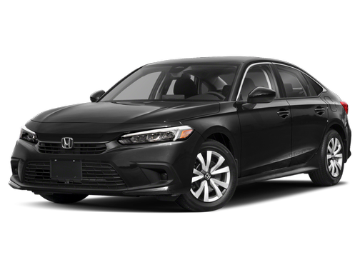 Crystal Black Pearl 2022 Honda Civic LX