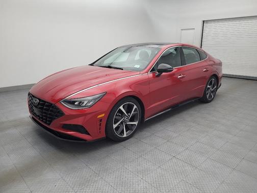Calypso Red 2021 Hyundai SONATA SEL Plus