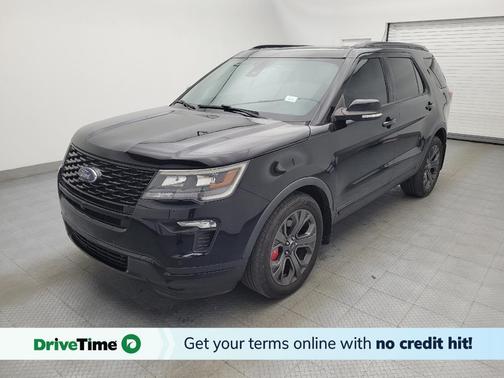 Shadow Black 2018 Ford Explorer Sport