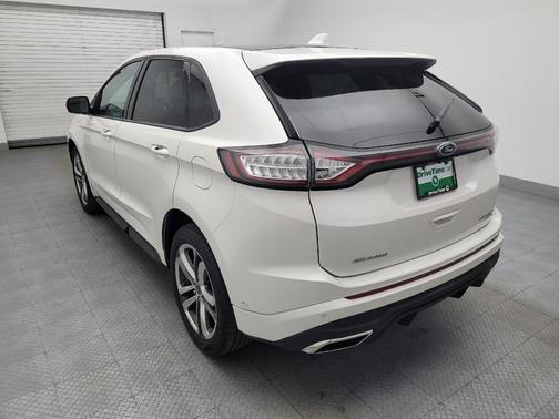 White Platinum Metallic Tri-Coat 2018 Ford Edge Sport