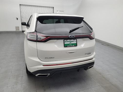 White Platinum Metallic Tri-Coat 2018 Ford Edge Sport