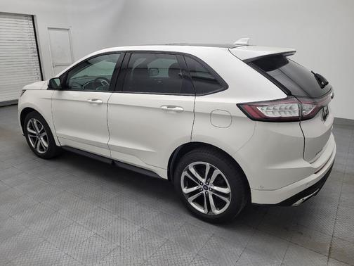 White Platinum Metallic Tri-Coat 2018 Ford Edge Sport