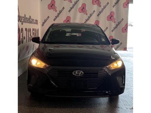 Black Noir Pearl 2019 Hyundai IONIQ Hybrid Blue