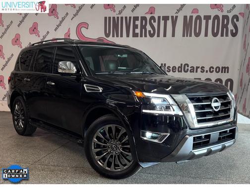 Super Black 2022 Nissan Armada Platinum