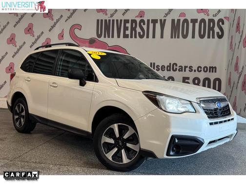 Crystal White Pearl 2017 Subaru Forester 2.5i