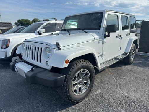 Bright White Clearcoat 2015 Jeep Wrangler Sahara