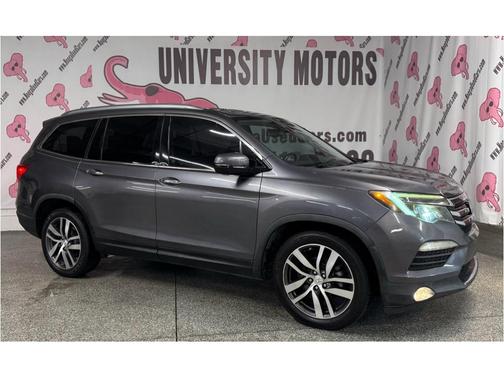 Modern Steel Metallic 2016 Honda Pilot Elite