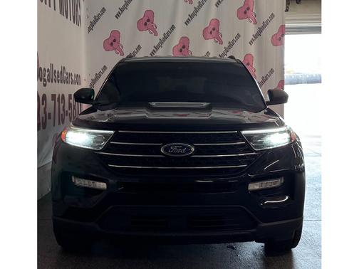 Agate Black Metallic 2023 Ford Explorer XLT