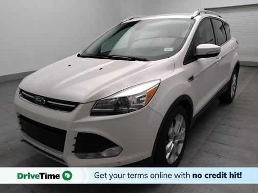 White Platinum Tricoat 2014 Ford Escape Titanium