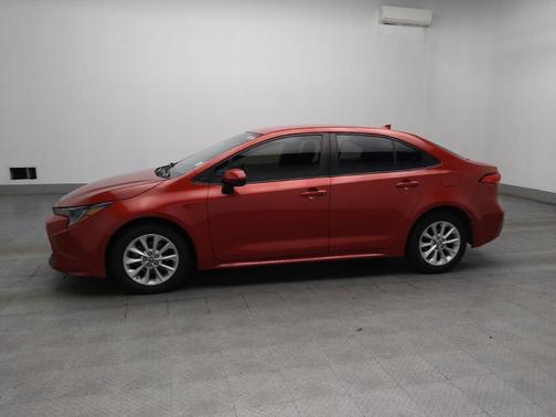 Barcelona Red Metallic 2021 Toyota Corolla LE