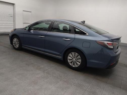 Blue 2016 Hyundai SONATA Hybrid SE