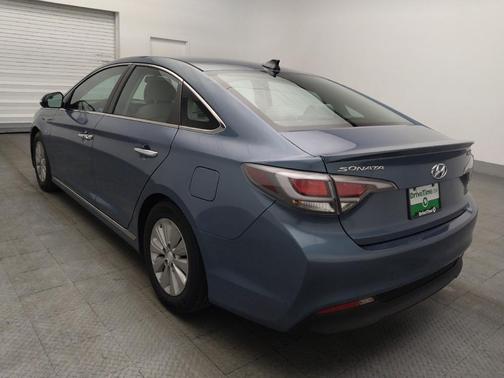 Blue 2016 Hyundai SONATA Hybrid SE