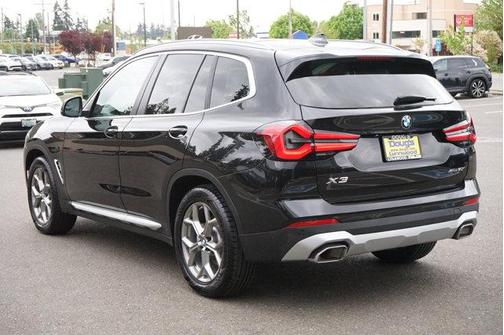 Black Sapphire Metallic 2022 BMW X3 xDrive30i