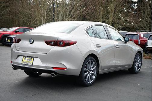 Platinum Quartz Metallic 2026 Mazda Mazda3 FWD w/Preferred Package