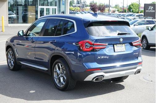 Phytonic Blue Metallic 2023 BMW X3 xDrive30i