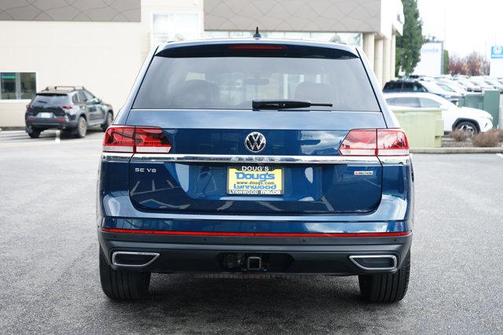Blue Metallic 2022 Volkswagen Atlas 3.6L SE w/Technology