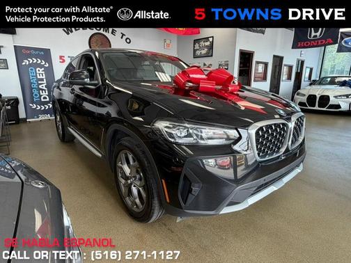 Black Sapphire Metallic 2025 BMW X4 xDrive30i