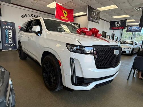 Crystal White Tricoat 2023 Cadillac Escalade Sport Platinum