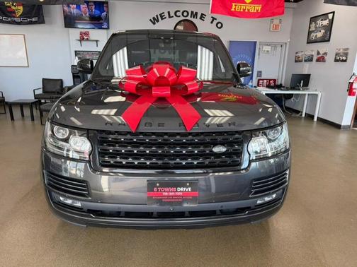 Farallon Black Metallic 2017 Land Rover Range Rover 5.0L Supercharged