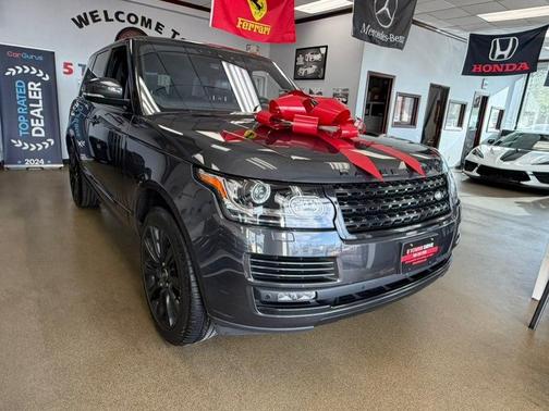 Farallon Black Metallic 2017 Land Rover Range Rover 5.0L Supercharged