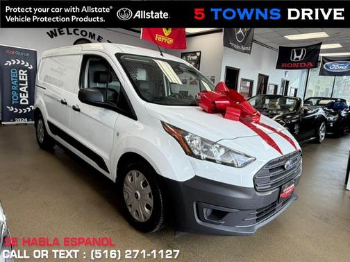 Frozen White 2022 Ford Transit Connect XL LWB w/Rear Symmetrical Doors