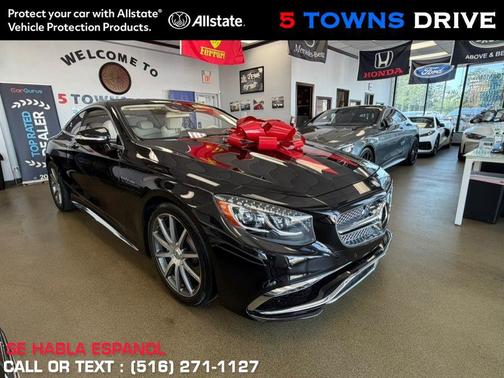 Obsidian Black Metallic 2015 Mercedes-Benz S-Class 2dr Cpe S 65 AMG RWD