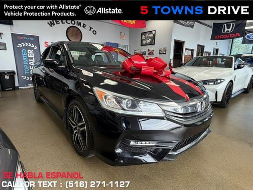 Crystal Black Pearl 2016 Honda Accord Sport