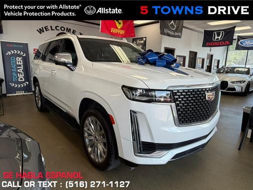 Crystal White Tricoat 2023 Cadillac Escalade Premium Luxury