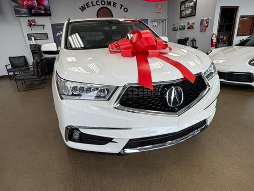 White Diamond Pearl 2019 Acura MDX 3.5L