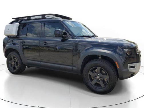 Santorini Black Metallic 2023 Land Rover Defender 110 S