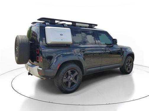 Santorini Black Metallic 2023 Land Rover Defender 110 S