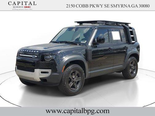 Santorini Black Metallic 2023 Land Rover Defender 110 S