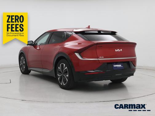 Red 2022 Kia EV6 Wind