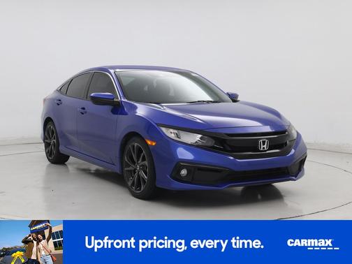 Blue 2021 Honda Civic Sport