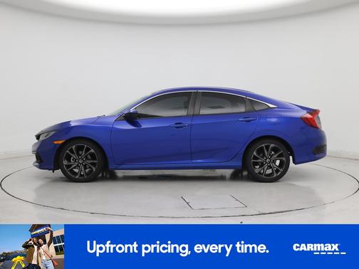 Blue 2021 Honda Civic Sport