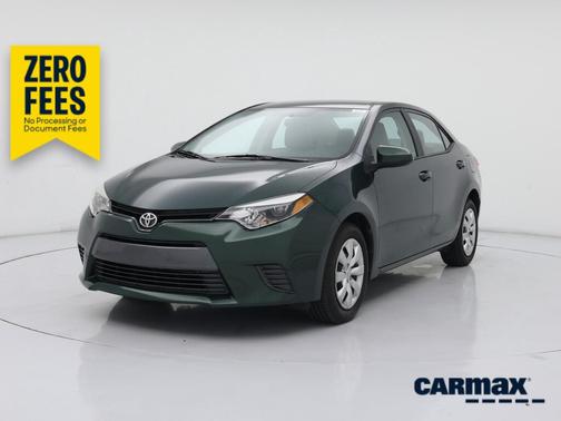 Green 2015 Toyota Corolla LE