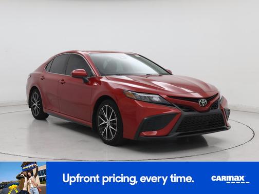 Red 2021 Toyota Camry SE