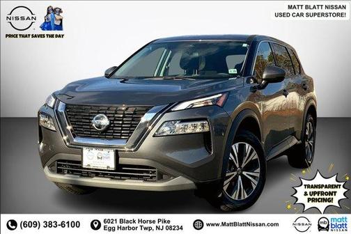 Gun Metallic 2021 Nissan Rogue SV