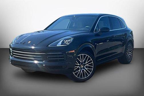 Black 2023 Porsche Cayenne Platinum Edition