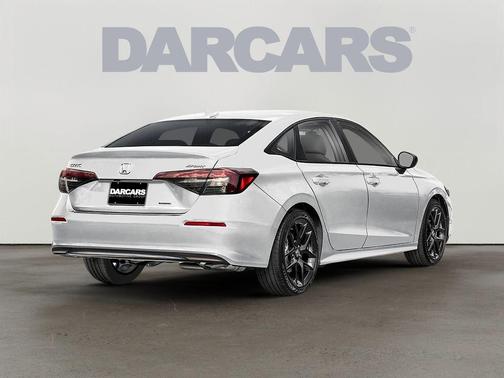Platinum White Pearl 2026 Honda Civic Hybrid Sport