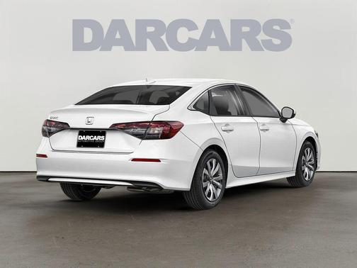 Platinum White Pearl 2026 Honda Civic LX